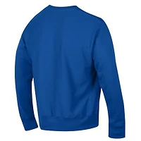 Men's Champion  Royal Los Angeles Dodgers Reverse Weave Chenille Sweatshirt