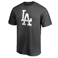 T-shirt anthracite pour homme avec logo officiel des Dodgers de Los Angeles