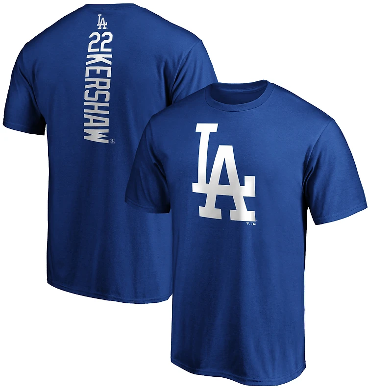 Men's Clayton Kershaw Royal Los Angeles Dodgers Playmaker T-Shirt