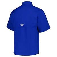 Chemise boutonnée Columbia Royal Los Angeles Dodgers Tamiami Omni-Shade pour hommes