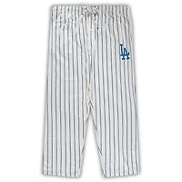 Men's Concepts Sport White/Royal Los Angeles Dodgers Big & Tall Pinstripe Sleep Set