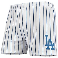 Caleçon boxeur Vigor des Dodgers de Los Angeles Concepts Sport pour homme, blanc