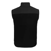 Gilet zippé en polaire Sherpa écologique Cascade pour homme, couleur noire, de coupe Cutter & Buck, des Los Angeles Dodgers, grande taille