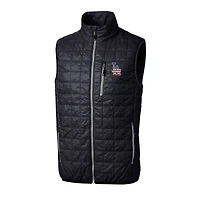 Gilet matelassé isolant entièrement zippé Rainier PrimaLoft® Eco pour homme, bleu marine, des Los Angeles Dodgers, de grande taille