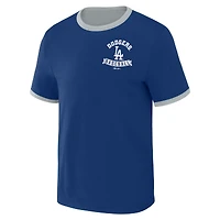 Collection Darius Rucker pour homme par Fanatics T-shirt réversible bleu royal/gris Los Angeles Dodgers