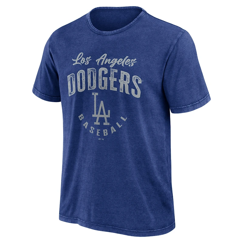 Collection Darius Rucker pour hommes par Fanatics Royal Los Angeles Dodgers Cooperstown T-shirt délavé