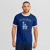 Collection Darius Rucker pour homme par Fanatics Royal Los Angeles Dodgers T-shirt à manches courtes délavées