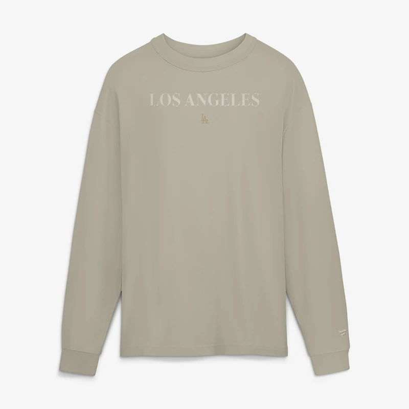 Men's Fanatics Beige Los Angeles Dodgers Elements Long Sleeve T-Shirt