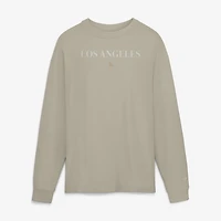 Men's Fanatics  Beige Los Angeles Dodgers Elements Long Sleeve T-Shirt