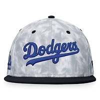 Casquette ajustée Fanatics pour hommes, noir/blanc, Los Angeles Dodgers, Smoke Dye