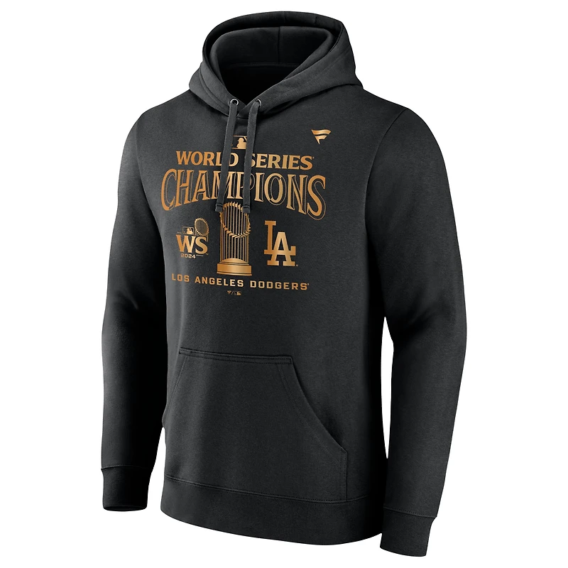 Men's Fanatics  Black Los Angeles Dodgers 2024 World Series Champions Parade Pullover Hoodie