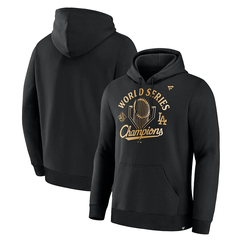 Men's Fanatics  Black Los Angeles Dodgers 2025 World Series Champions Locker Room Parade Hoodie