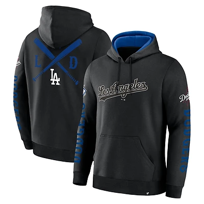 Sweat à capuche en polaire Big City Legacy des Los Angeles Dodgers Fanatics pour hommes, noir