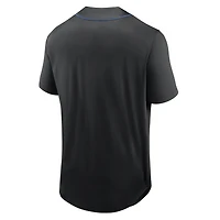 Men's Fanatics  Black Los Angeles Dodgers Franchise Button-Up Fashion Top