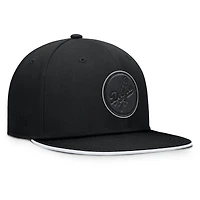 Casquette snapback brillante noire Los Angeles Dodgers pour homme de Fanatics