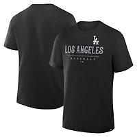 T-shirt fanatique noir pour homme Los Angeles Dodgers Legacy