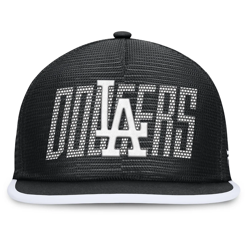 Casquette Snapback Let's Glow Line Drive des Los Angeles Dodgers Fanatics pour hommes noire