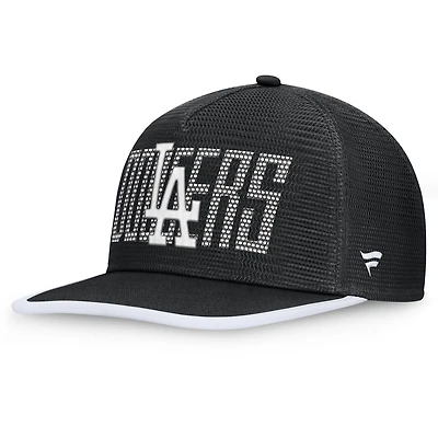 Casquette Snapback Let's Glow Line Drive des Los Angeles Dodgers Fanatics pour hommes noire