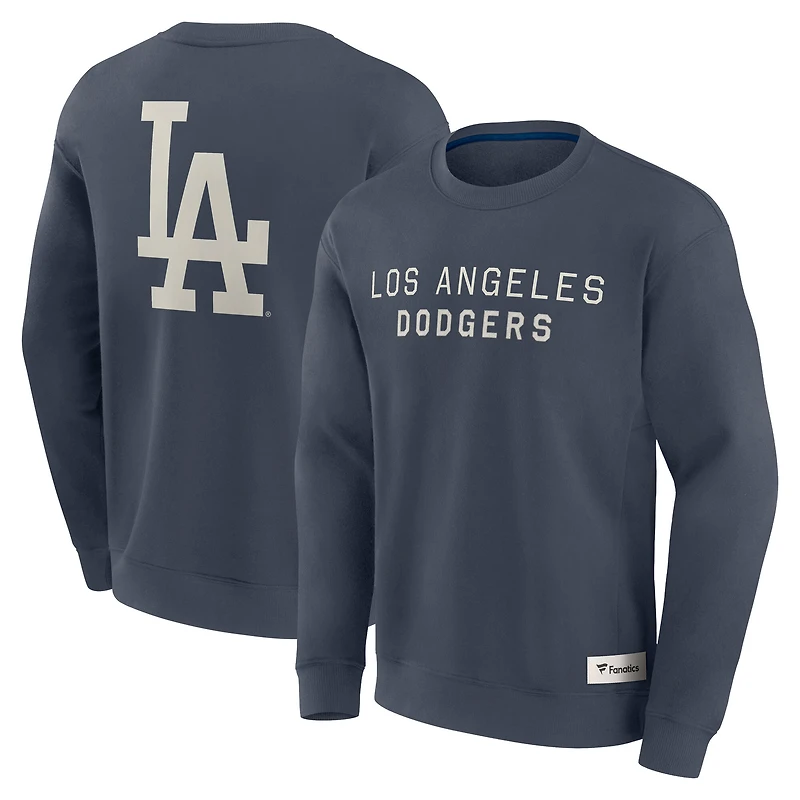Sweat-shirt Fanatics bleu pour homme avec inscription « Future Ground » des Los Angeles Dodgers
