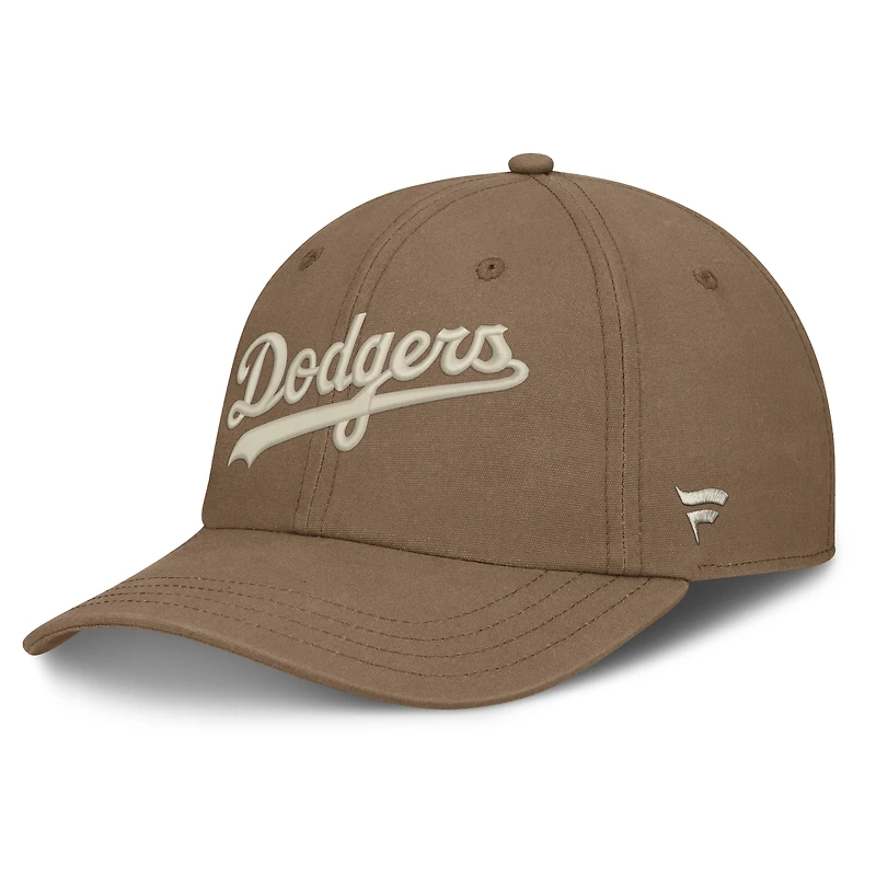 Men's Fanatics Brown Los Angeles Dodgers Level Up Herth Adjustable Hat