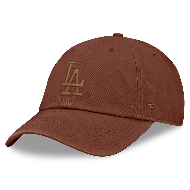 Casquette ajustable Fanatics marron Los Angeles Dodgers pour homme