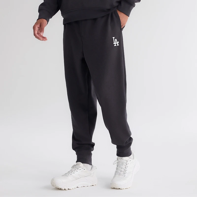 Men's Fanatics Charcoal Los Angeles Dodgers Clutch Fleece Tri-Blend Joggers
