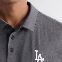 Men's Fanatics Charcoal Los Angeles Dodgers Clutch Polo
