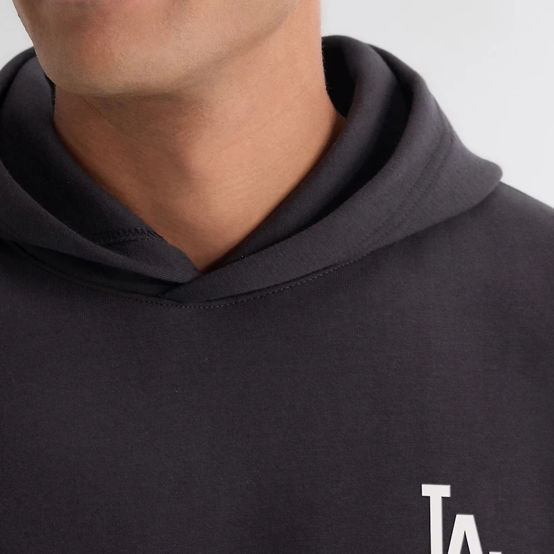Men's Fanatics Charcoal Los Angeles Dodgers Clutch Tri-Blend Hoodie