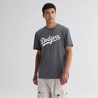 Men's Fanatics Charcoal Los Angeles Dodgers Clutch Winning Edge T-Shirt
