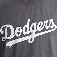 Men's Fanatics Charcoal Los Angeles Dodgers Clutch Winning Edge T-Shirt