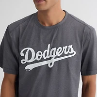 Men's Fanatics Charcoal Los Angeles Dodgers Clutch Winning Edge T-Shirt