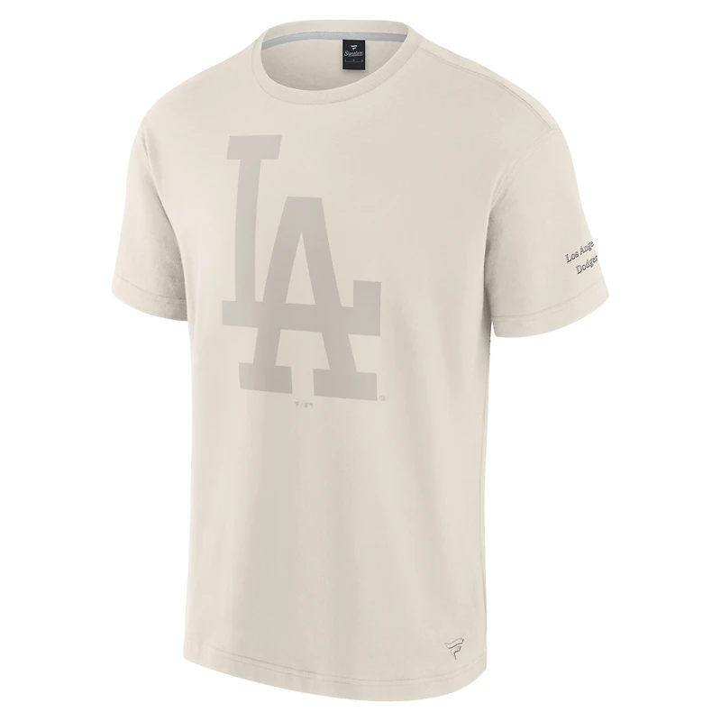 Men's Fanatics Cream Los Angeles Dodgers Elements Iconic T-Shirt
