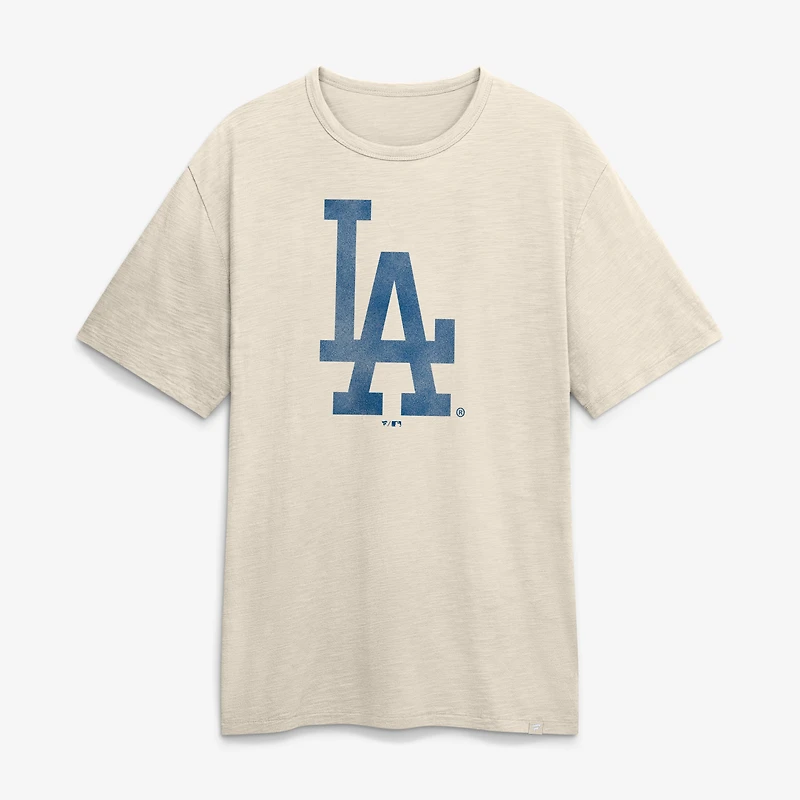 T-shirt Fanatics Cream Los Angeles Dodgers Stadium Slub pour homme