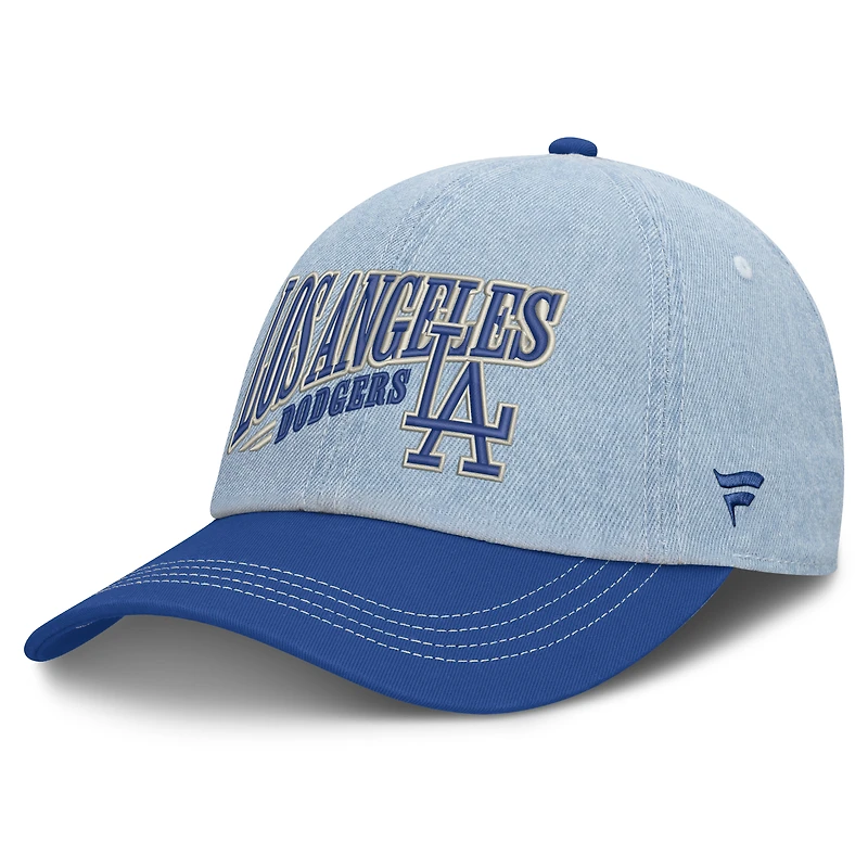 Men's Fanatics Denim Los Angeles Dodgers Retire Adjustable Hat
