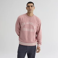 Men's Fanatics Faded Rose Los Angeles Dodgers Iconic Terry Sweatshirt