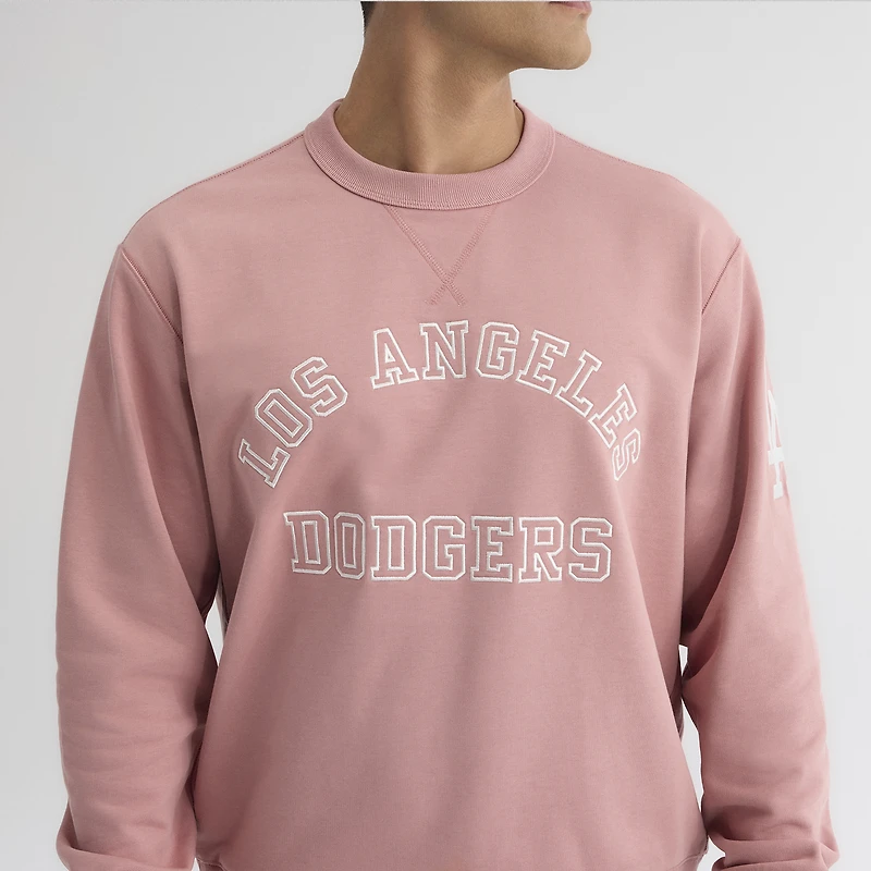 Men's Fanatics Faded Rose Los Angeles Dodgers Iconic Terry Sweatshirt