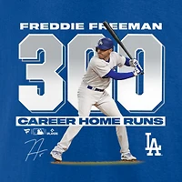 Men's Fanatics Freddie Freeman Royal Los Angeles Dodgers 300 Career Home Runs T-Shirt