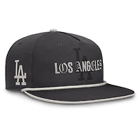 Men's Fanatics Graphite Los Angeles Dodgers Gapper Snapback Hat