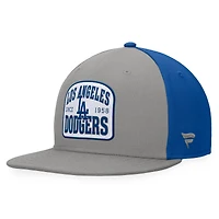 Casquette Snapback Fanatics Gris/Royal Los Angeles Dodgers Cycle pour hommes