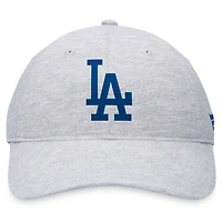 Casquette réglable grise avec logo Fanatics des Dodgers de Los Angeles pour hommes