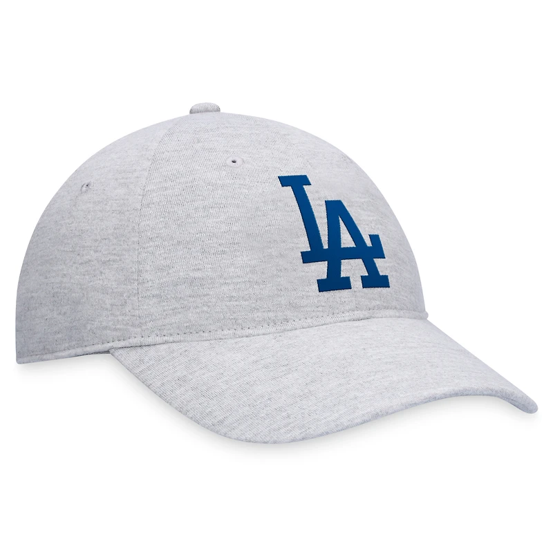 Casquette réglable grise avec logo Fanatics des Dodgers de Los Angeles pour hommes