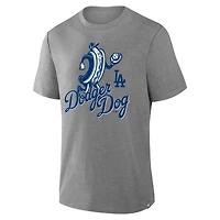 T-shirt tri-mélange IYKYK gris chiné Fanatics pour homme, hommage aux Dodgers de Los Angeles