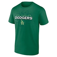 T-shirt Fanatics Kelly Green pour homme des Los Angeles Dodgers Celtic Luck