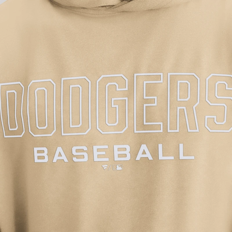 T-shirt à capuche manches longues Fanatics Khaki Los Angeles Dodgers Clutch pour homme