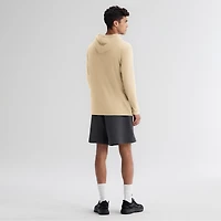 Men's Fanatics Khaki Los Angeles Dodgers Clutch Long Sleeve Hooded T-Shirt