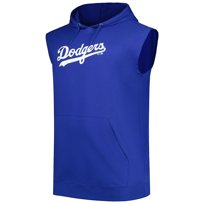 Sweat à capuche avec nom et numéro des Fanatics Mookie Betts Royal Los Angeles Dodgers pour hommes