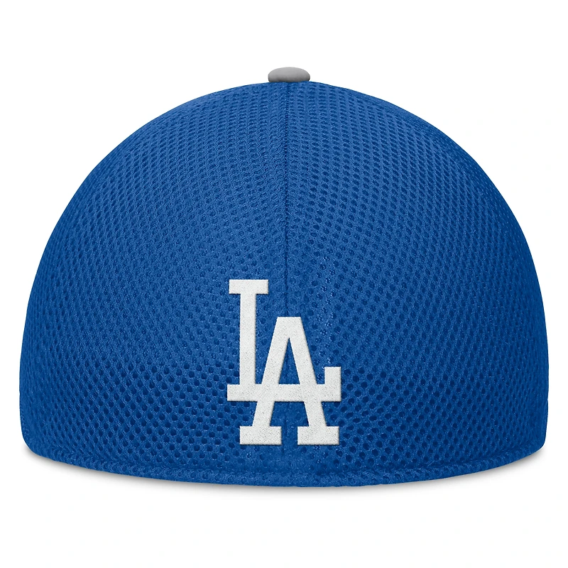 Casquette Fanatics Flex bleu royal/gris des Los Angeles Dodgers pour homme