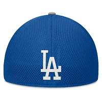 Casquette Fanatics Flex bleu royal/gris des Los Angeles Dodgers pour homme