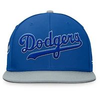 Men's Fanatics  Royal/Gray Los Angeles Dodgers Yard Fitted Hat