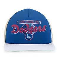 Casquette Snapback de camionneur en mousse Talley de la collection Cooperstown des Dodgers de Los Angeles Fanatics Royal/Blanc pour hommes